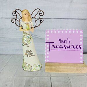 Pavilion Gift 2010 Perfectly Paisley BLESS THIS HOME Handmade 7" Resin Figurine